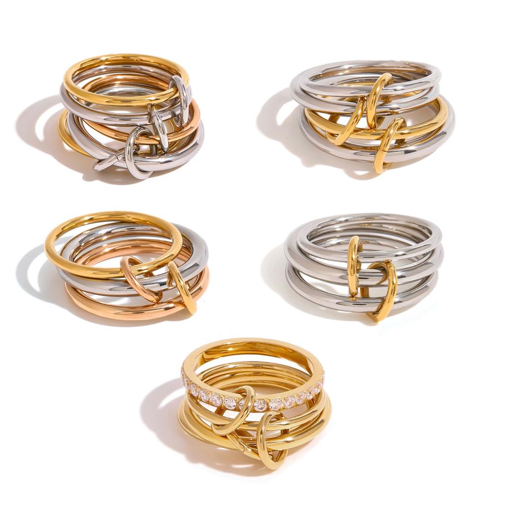 Practical Sturdy Alloy Rings With A Simple Styles Convenient for Trendy Men and Women Seek Fashion and Individuality