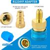2PCS Air Conditioning Quick Connector R1234YF/R12 To R134A Quick Connectors Adapters Car AC Car Accessories Tools