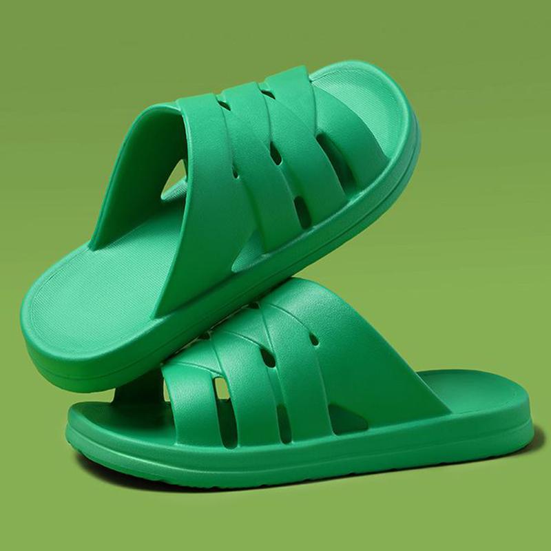 2025 New Platform Slippers Women Summer Open Toe Soft Sole House Slides Woman Sandals Lightweight Non-Slip Flat Heels Slippers