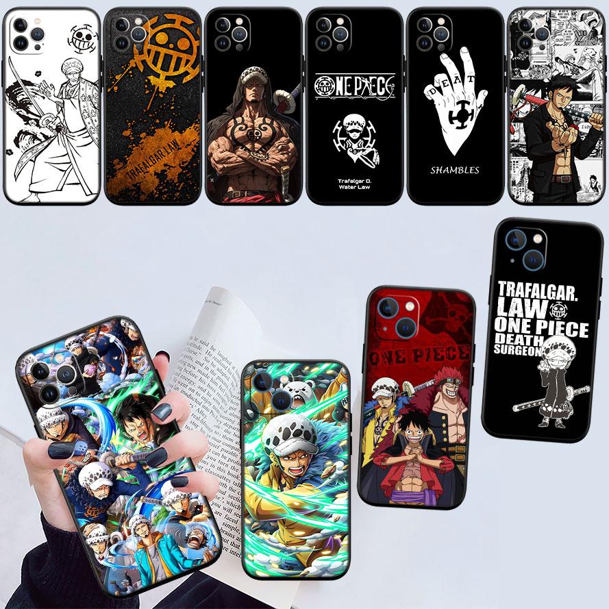 TR27 One Piece Law New High-End Shell Phone Case for Redmi Note 8 9 Pro Max 9S 9T 9C NFC 8T 8A 10A A4
