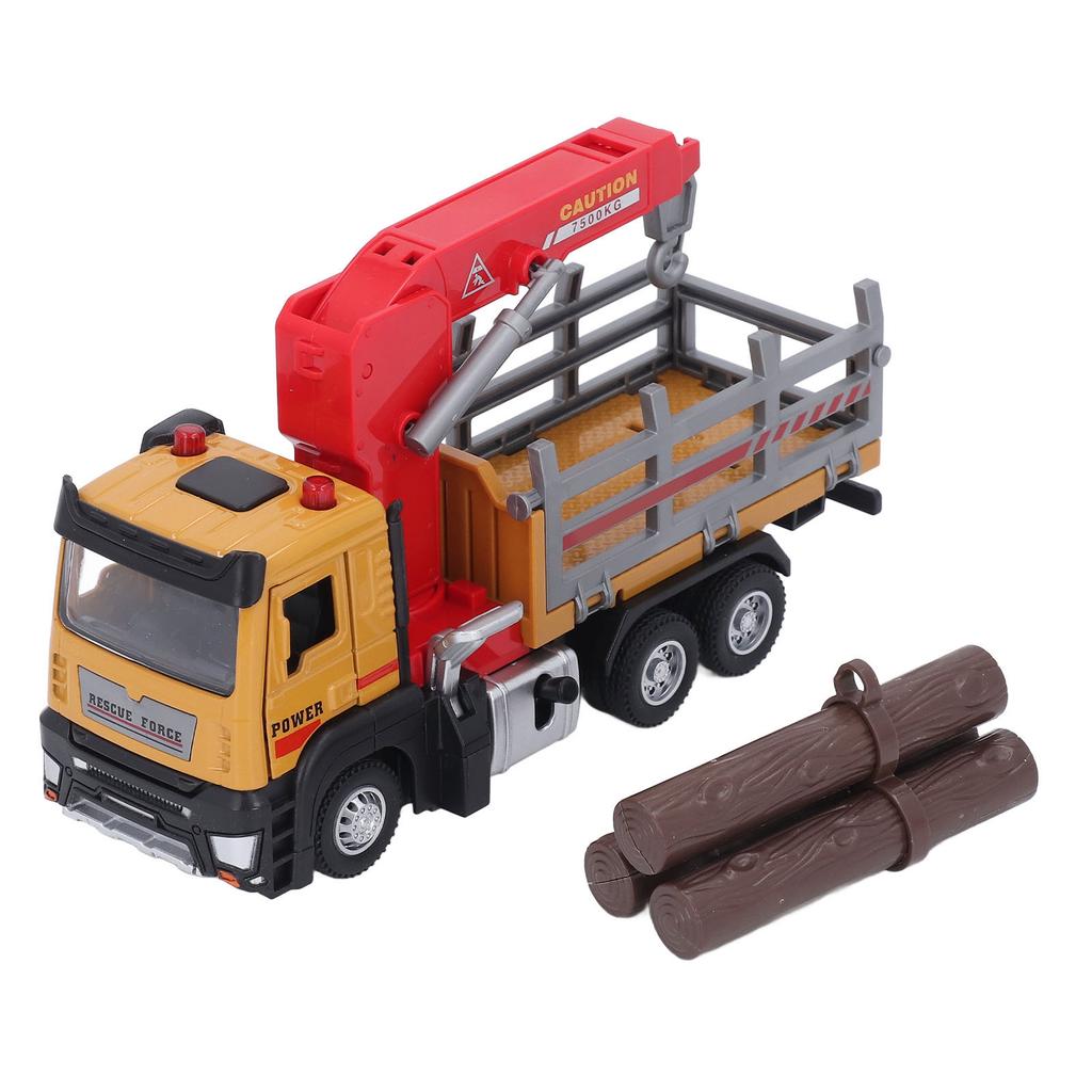1:32 Holztransportkran Legierungssimulation Holztransporter mit Licht Ton für Kinder Kleinkinder