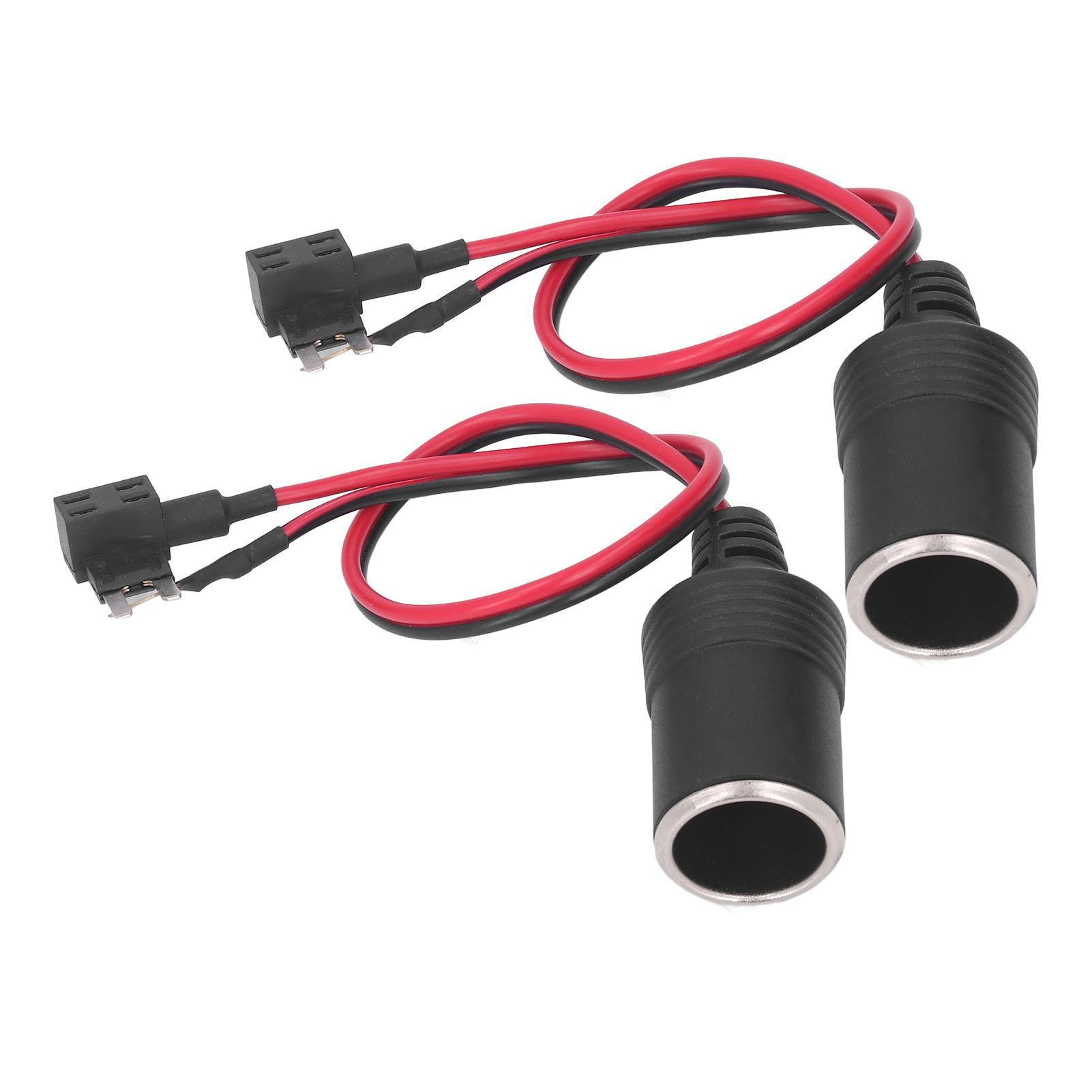 

2шт гнездо прикуривателя DC 1224 В 8 А 30 см Длина разъема прикуривателя для автомобиля