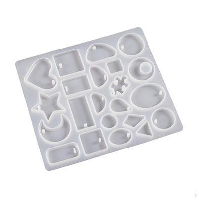 Moule à pendentif flexible en silicone pour loisirs créatifs et fabrication de bijoux