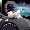 Cute Kissing Animals Car Decor Adorable Dashboard Figurine For Windshield Rearview Mirror Funny Couple Statue Car Accessories