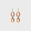 Twill Hoop Earring