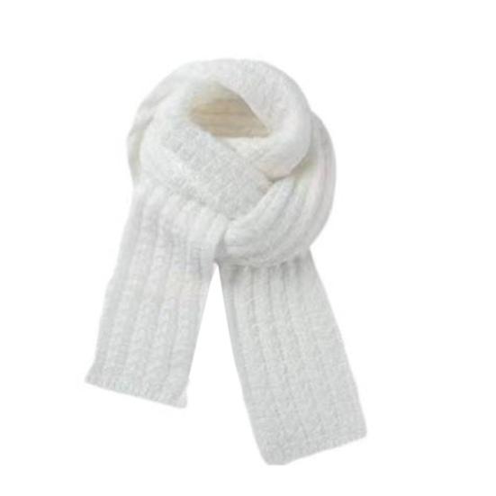 Couple Winter Scarf Warm Thick Knitted Long Scarf Solid Color Soft Large Wrap Outdoor Indoor Cold Weather Neck Warmer