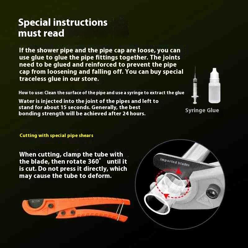 Aquarium Rain Spray Bar Outflow Pipe Transparent Acrylic Rain Shower Outlet Tube Kit Fish Tank External Filter Accessries