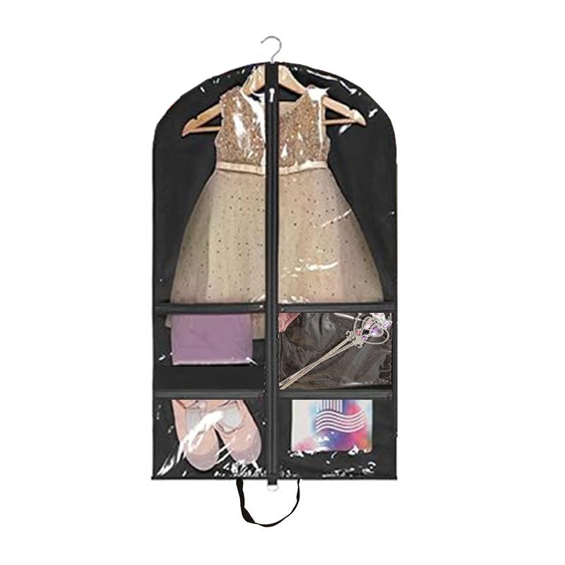 

Прозрачные сумки для одежды для танцевальных костюмов 40-дюймовые сумки для танцевальной одежды для танцоров, вешалка для хранения одежды в шкафу