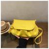 Fashionable Pleated Small Bag - Simple and Stylish Single-shoulder Crossbody Bag for Daily Use  Riding Bag Style Bag