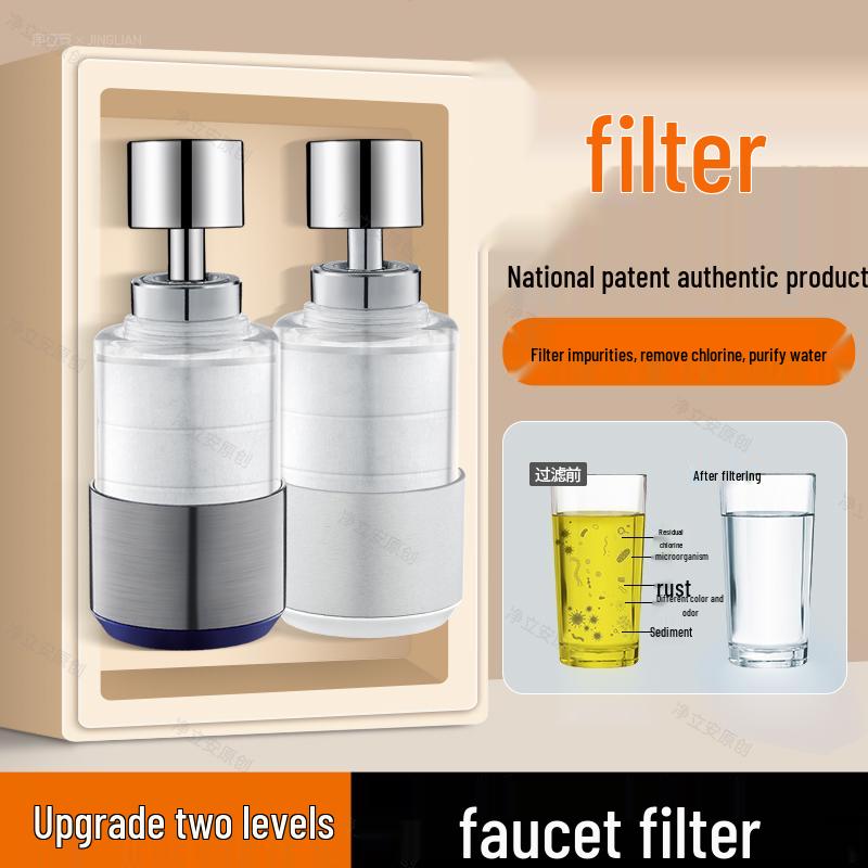 Universal Kitchen Faucet Water Purifier - Anti-Splash Sink Filter