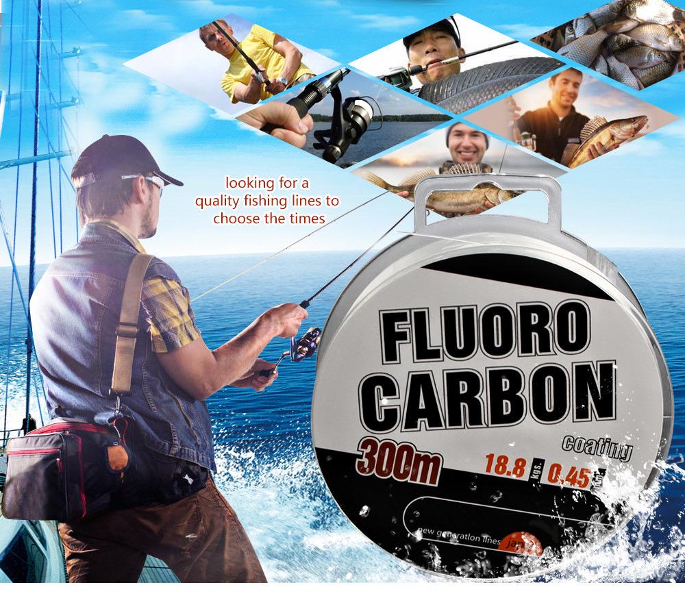 FISHKING Nylon Fiskelina 300m Kolimitation Lure & Leader för Havsfiske