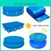 Durable Pe Material Foot Solar Pool Cover For Ground Rectangle And Round Pools