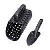 Detecting Scoop With Handle, Beach Sand Shovel Spade Sieve , 2pcs Sand Scoop Set With Shovel, Treasure Hand Tool For Underwater Treasure Hun-ting(