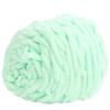 Single Thick Ice Strip Yarn Needle Knitting Woven Blanket Slipper Line(Milk White)