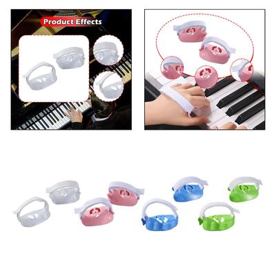 2 Pieces Piano Finger Trainers Finger Training Adjustable Finger Exercisers for Experienced Musician Enthusiasts Beginners