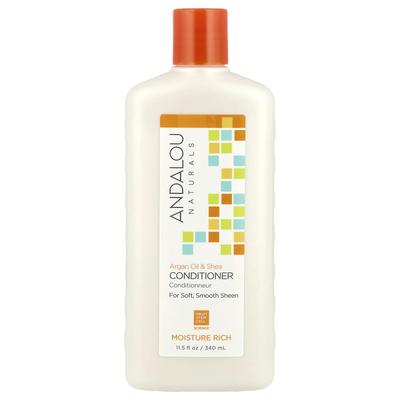 Conditioner, Moisture Rich, Soft and Smooth Shine, Argan Oil & Shea Butter, 340Ml (11.5Fl Oz)