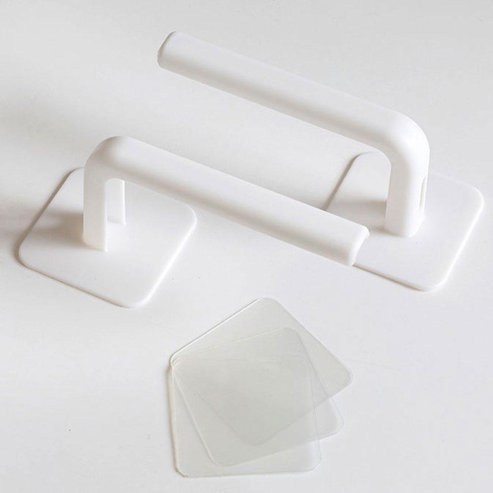 Towel Clothes Hanger Multi-Purpose Adhesive Hat Hooks Punch-Free Hanging Sticky Hooks for Kitchen Bathroom Office Closet