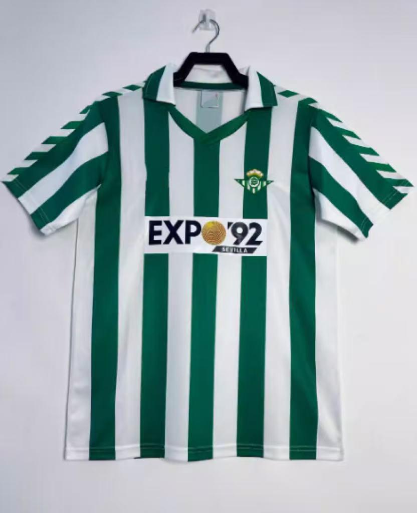 Real Betis Home & Away Retro Football Jersey - Short Sleeve Team Uniform L