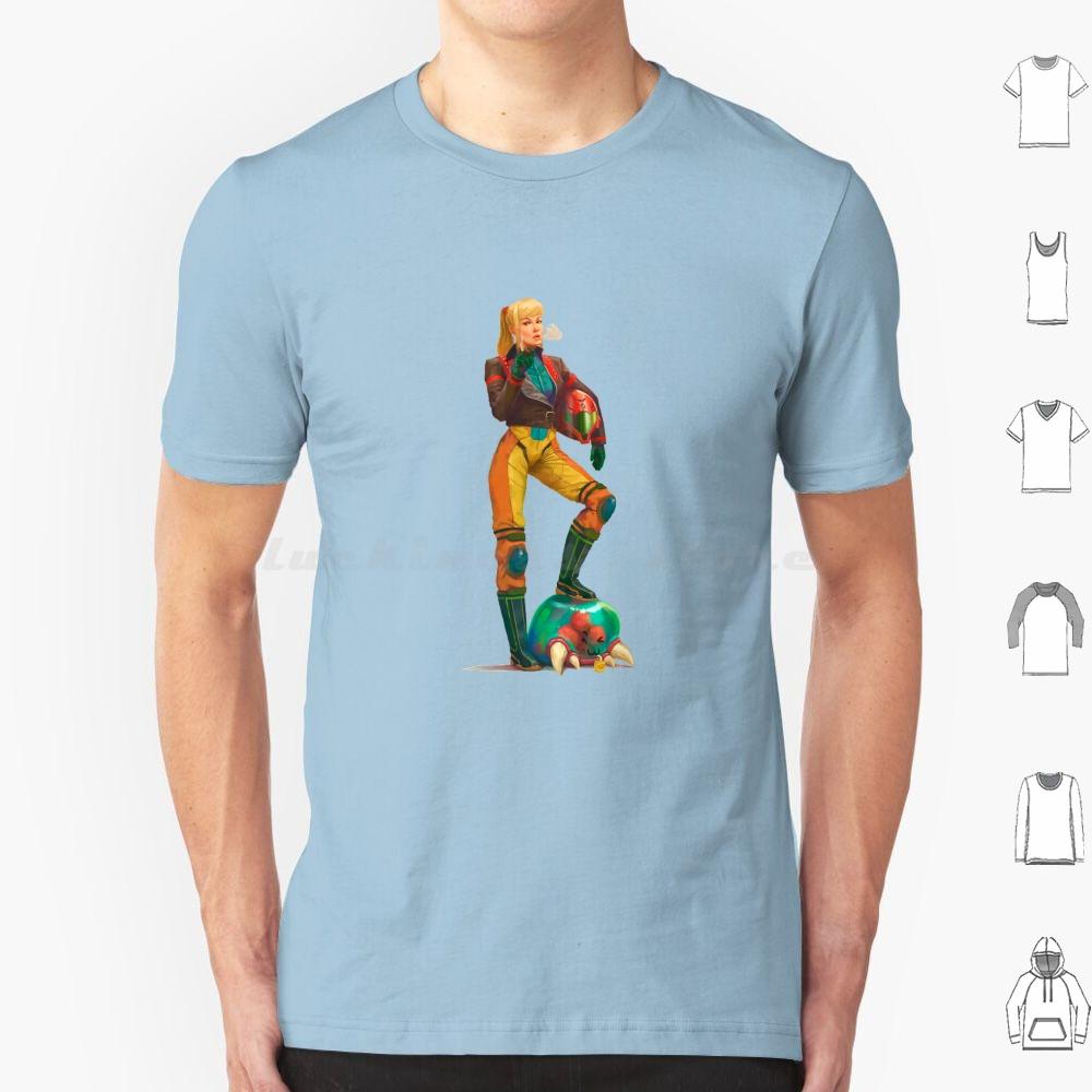 Metroid T-Shirt Herren Damen Kinder   Samus Metroid Spiel Videospiel Retro Zähes Küken Samus Aran Damen Stark Dread Weltraum-Pirat