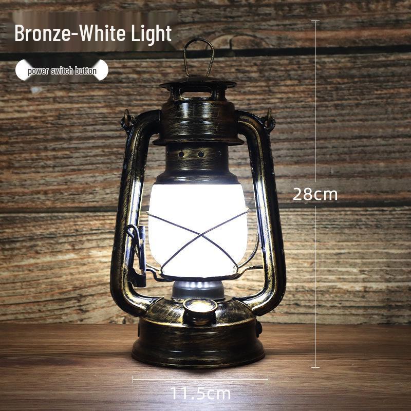 Rechargeable LED Camping Lantern - Dimmable, Handheld, Ideal for Outdoor Camping, Bars, Hotels, or Bedrooms.
