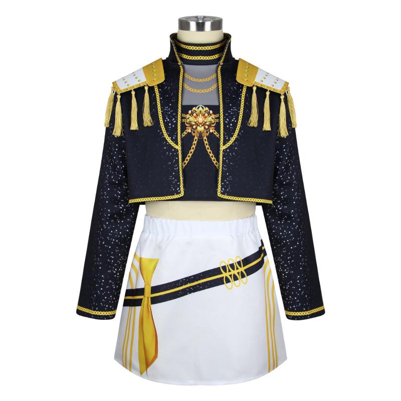 Kids Rumi Zoey Mira Demon Hunters Kpop Cosplay Costume for Child Girls Printed Clothing Roleplay Outfits Halloween Carnival Suit