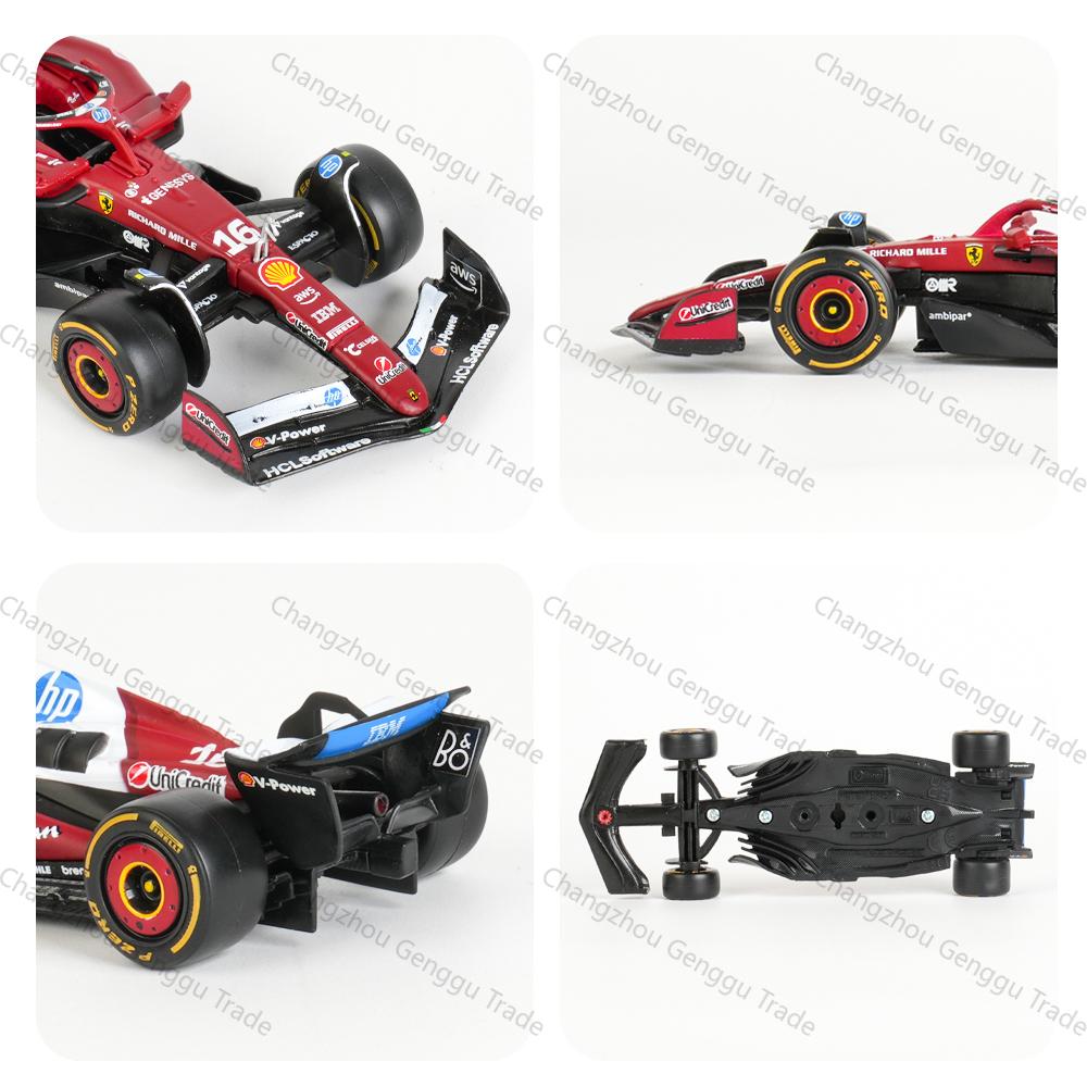 Bburago 1:43 2025 Ferrari SF25 #16 #55 F1 Závodní Formula Statická Simulace Slitina Diecast Model Auta