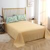 Simple Cotton Bed Sheet for Double Bed - Suitable for Summer & Student Dormitory, 40 Count, All Seasons