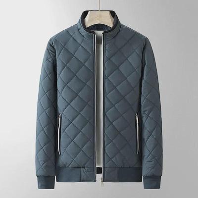 Men's Cross-Border Stand-Up Collar Windproof Jacket: Thickened, Cotton-Padded, Casual, Warm, Versatile for Autumn & Winter