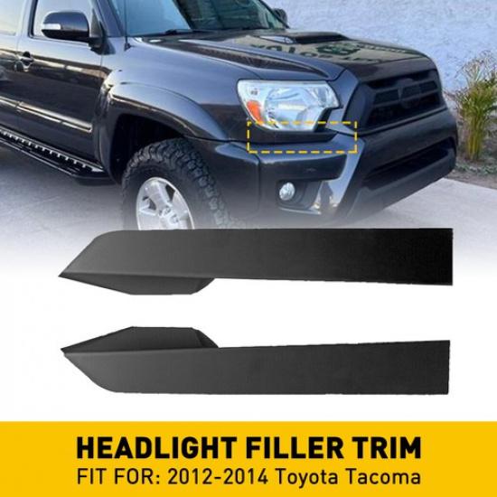 

Fit A2 Tacoma Toyota 2012-2014 Bumper Front Grille Headlight Filler Trim Panels
