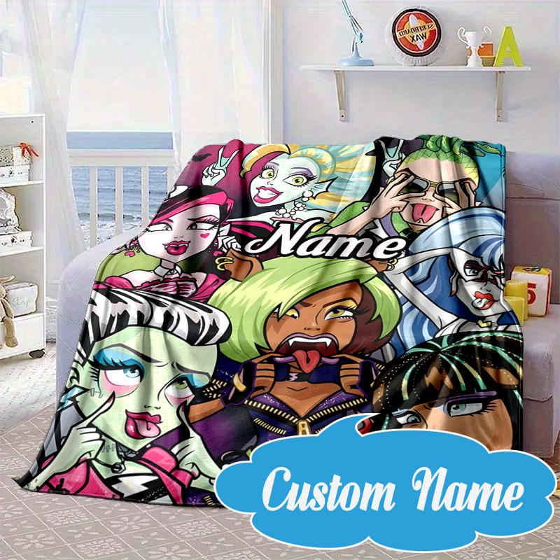 Custom Name High Party Blanket bed sofa Blanket Flannel Blanket for Camping, Hiking, Picnic Essentials,gift for Fan family