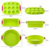 Rectangular Silicone Baking Cake Pan Cookie Sheet Molds Tray, Heat Resistant Nonstick Baking Tools for Muffin Loaf Bread Pizza