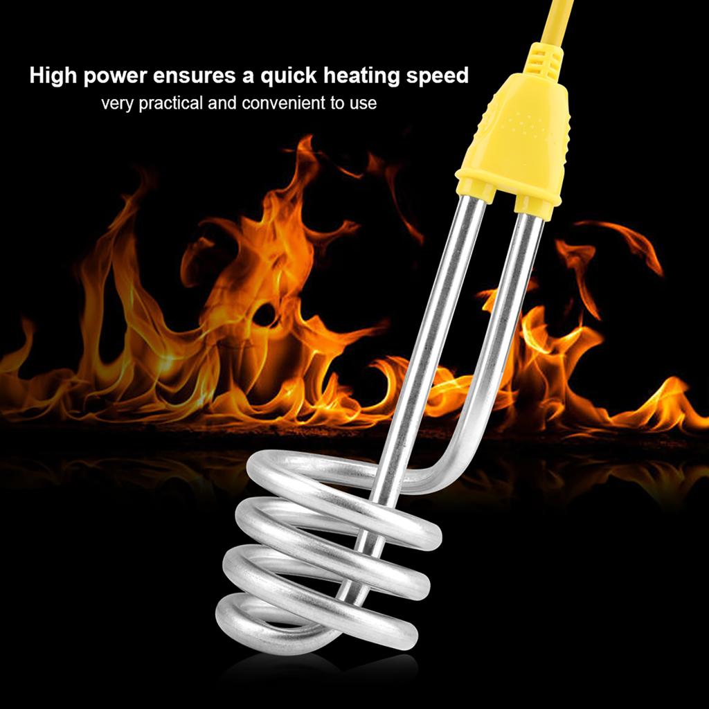 Portable Electric Immersion Heater Boiler Spiral Tube Water Heating