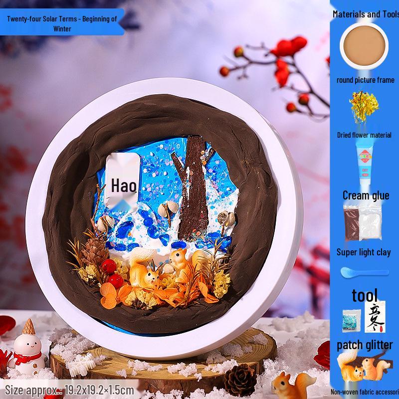 Children's DIY Creative Plate Painting Kit - Shell Design Ornaments