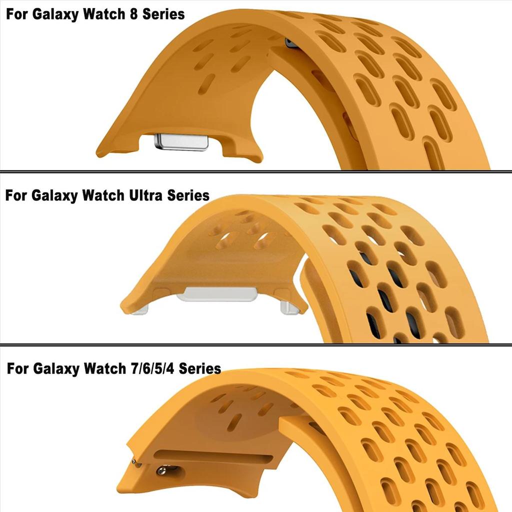 No Gaps Silicone Magnetic Strap for Samsung Galaxy Watch 8 7 6 5 4 40mm 44mm 8Classic Sport Band for Galaxy Ultra 47mm Bracelet