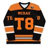 Tate McRae Camiseta de Hockey T8 Manga Larga Cuello en V Hombres Mujeres Camisetas Casual Unisex Streetwear Casual Camiseta Estampada 3D Tops