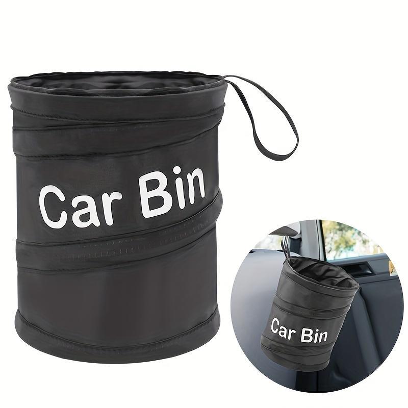 2025 Car Trash Portable Vehicle Garbage Can Foldable Pop-up Waterproof Bag Waste Basket Auto Accessories Interior Car Accessory