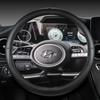 PU Leather Car Steering Wheel Cover For Hyundai Tucson  2022 NX4 Elantra  Sonata 10th   2022 Auto Accessories