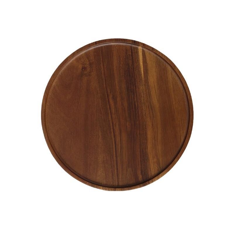 Ru Han Dřevěný kulatý podnos v japonském stylu