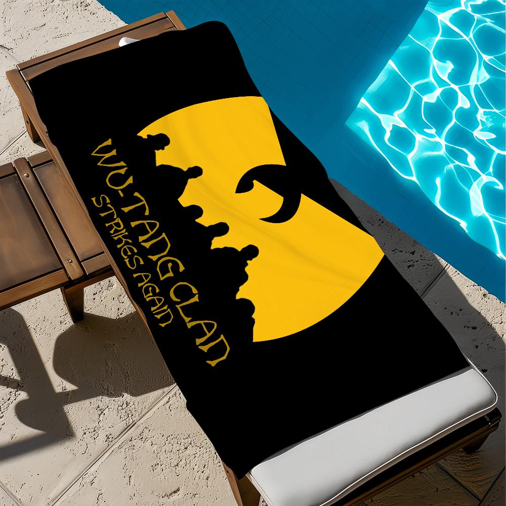 Hip Hop Team Wu-Tang C-Clan Music Towel Soft Pool Gift For Travel Gym Shower Camping Quick Dry Sports Large Beach Towel