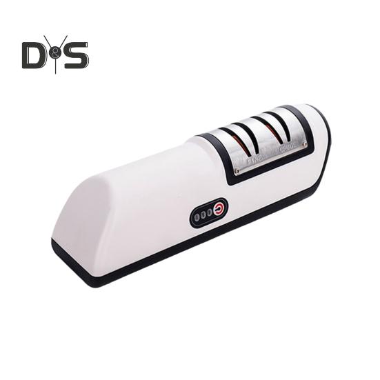 Elektrický ořezávátko nožů dobíjecí 2stupňový bezpečnostní design ořezávátko nůžek do kuchyně Rychlý a účinný nástroj na broušení čepelí