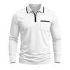 Men S Long Sleeve Polo Shirt Casual Regular Fit Top