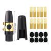 Alto Saxophone Mouthpiece Kits Includes Saxophone Mouthpiece, Plastic Cap, and Metal Ligature Clip Sax Saxophone Parts