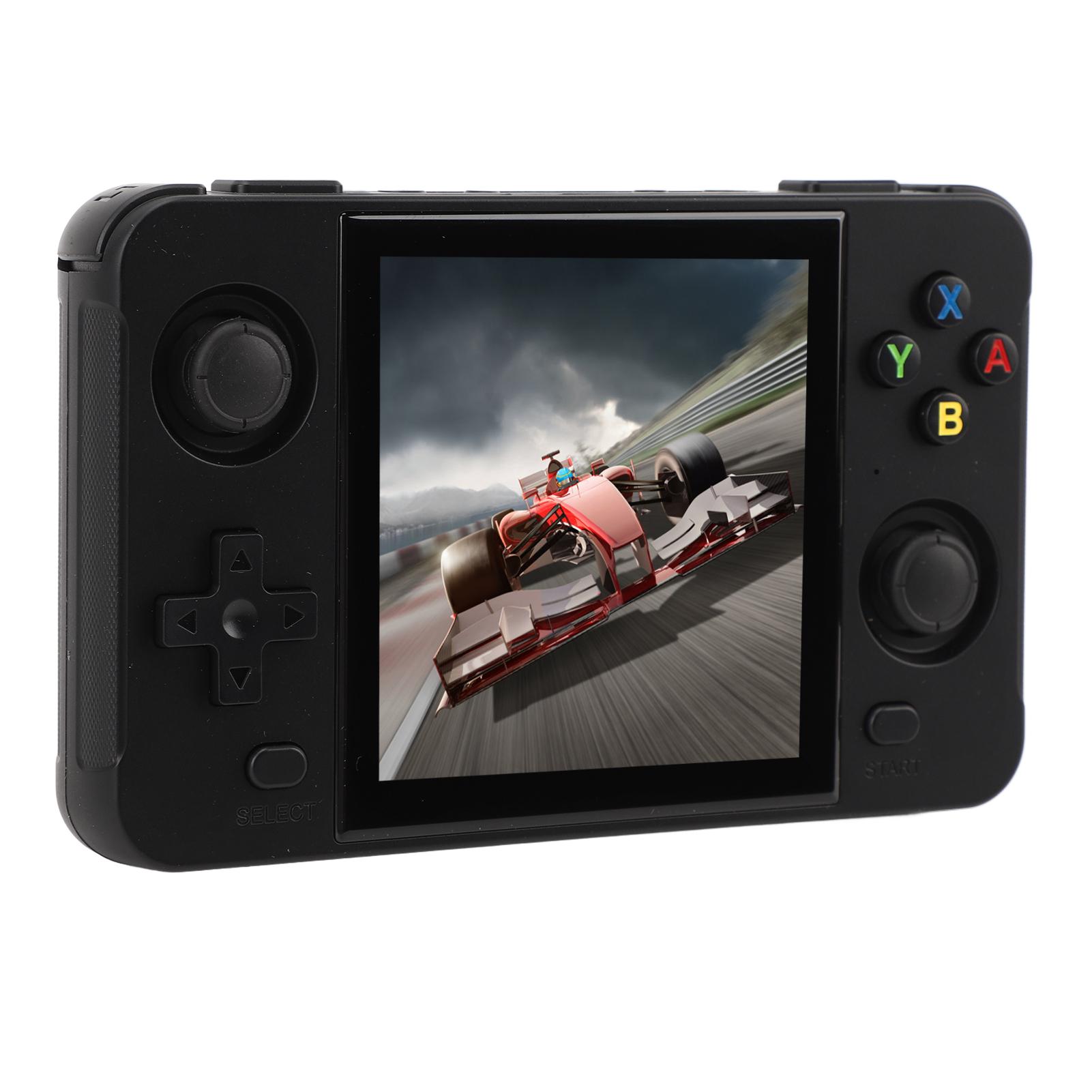 

Retro Handheld Game Console Dual Joystick 4 Inch IPS Screen 16G 64G Memory Card 4000mAh HD TV HD чорний