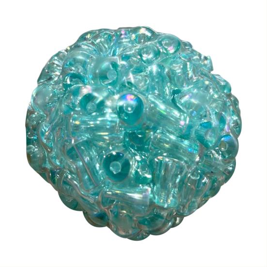 Knasende Stressball Angst Stresslindring Perleball Klemleke Bærbar Reise Myk TPR Beroligende Teksturert Ball Sensorisk Fidget-leke