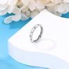 Women Ring copper Blue Zircon Snowflake Ring Winter Christmas Wedding Party Romantic Jewellery Gift High Quality