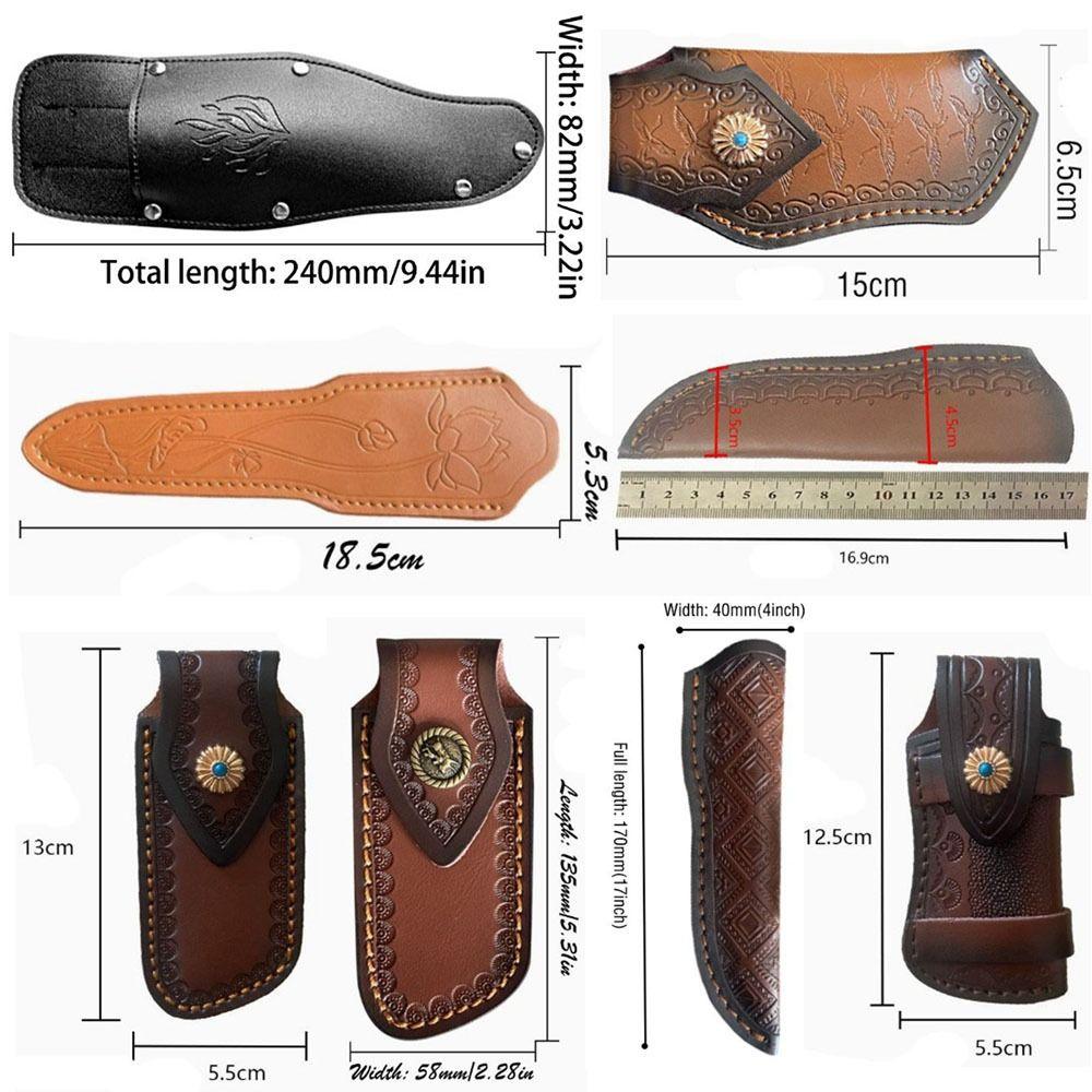 Multistyles Knife Sheath With Waist Belt Buckle Knife Protective Cover  Outdoor Accessories