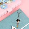 200Pcs Acrylic Clear Keychain Pendant Circle Heart Square Rectangle Hexagon Shape Keychain Blank for DIY Craft Project
