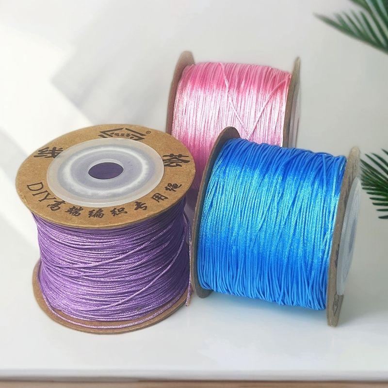 No. 71.5 Jade Thread 0.6mm Woven Hand-Woven Line No. 73 Beaded Wire Red Rope Bracelet Braiding Thread Abrasion Resistant Jewelry Thread
