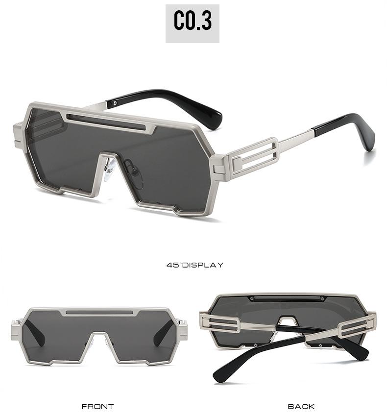 Retro Steampunk Irregular Sunglasses: Unisex 2024 Fashion Trend