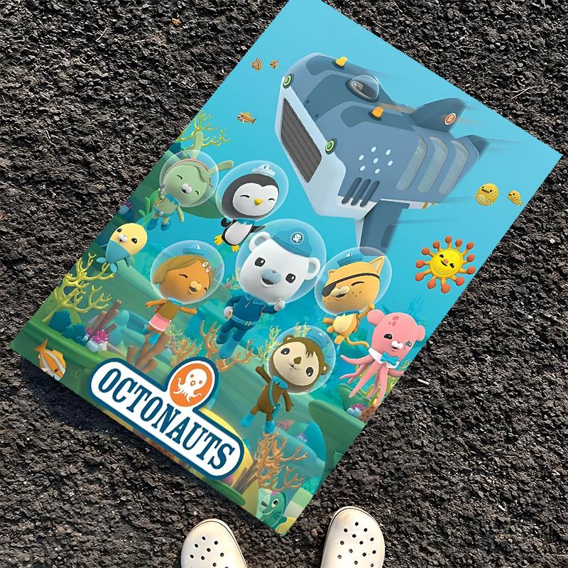 Octonauts Printed Carpet, Rug for Office Chair Living Room Bedroom Kitchen Room Decor Gifts.